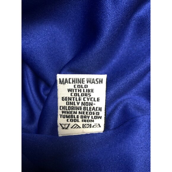 Sangria Signature Dress Womens Size 8 Blue Lined Satin Look Formal Evening NEW - Picture 7 of 8